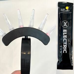 Halloween Costume Accessories Light Up Spiked Headband & Glow Eyeglasses